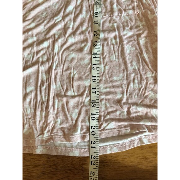 Disney Soft Blush Mickey Mouse Print Lounge Set Rayon Spandex Sleepwear - Picture 10 of 10